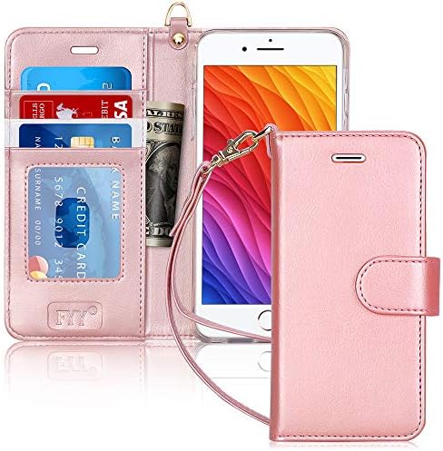 Torbica FYY za iPhone 6 Plus /6s Plus, torbica-novčanik od umjetne kože za telefon je s gornjim zaštitnim poklopcem za vlasnika kartice