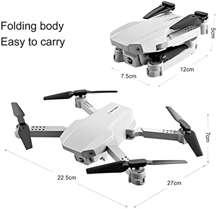 Redaiyilin mini drono za djecu i početnike, sklopivi RC Quadcopter s 360 ° okretnim, bez glave, visina, jedan ključ polijetanje/zemljište/povratak,