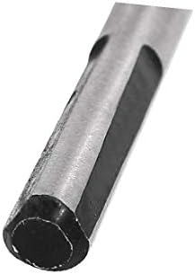 X-DREE 6 mm vrh 100 mm duljina 5 mm rupa za bušenje trokuta glava pločica zaplet bušilica Bit 10pcs (6 mm punta 100 mm longitud 5 mm