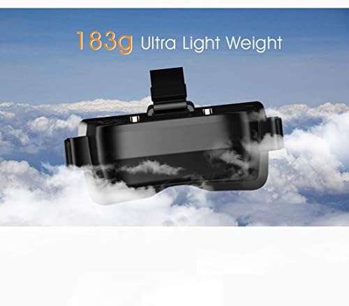 Mingchuan Mini FPV naočale 3 inča 480 x 320 zaslon dvostruke antene 5,8 g 40ch ugrađeni 3,7V za RC Racing Drone