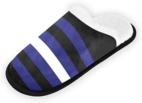 Aseksualni ponos zastava Spa papuče zatvoreni nožni prst unutarnji hotelski papuče, pahuljasti koraljni runo, podstavljeni potplat