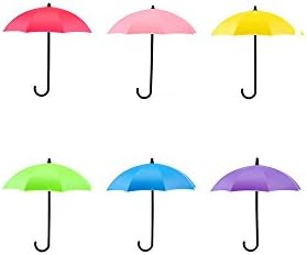 Vine_minmi stalak za odlaganje 6 računala zidna kuka šareni kišobran ključ držača za kosu Organizator Organizator Organizator Dekorativni