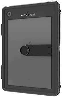 MaxCases Shield Extreme-H Vodootporan futrola za iPad 7/8 10.2 , Teška, izdržljiva i udaljena udaraca | Ugrađeni remen za prsten i