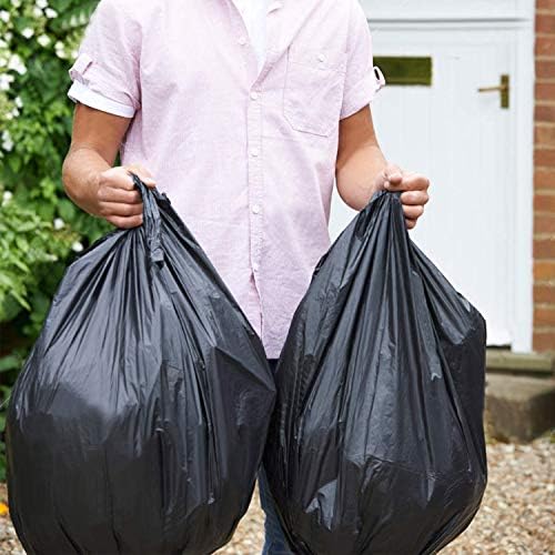 65 galonskih vrećica za smeće, 25 komada velikih crnih kanta za smeće, vreće za smeće velike veličine za unutarnje i vanjske kuće