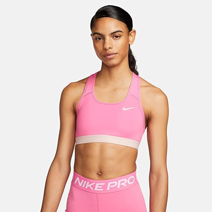 Nike ženska srednja podrška bez podstavljenog sportskog grudnjaka s bendom