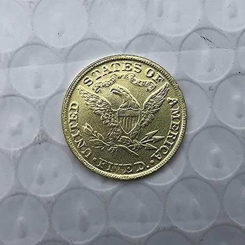 1878. American Liberty Eagle Coin Zlatna kripto valuta omiljena kovanica Replika Komemorativna kolekcionarska kolekcija kovanica Lucky