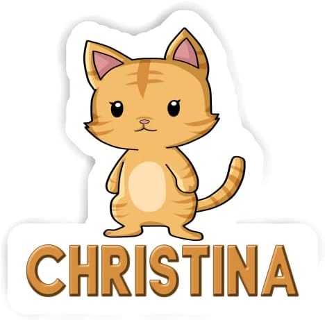 12 naljepnica Christina mačka