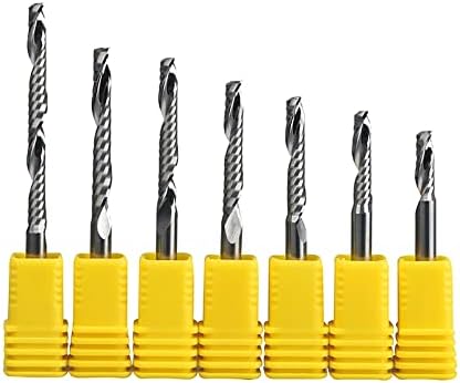 Mountain Men Twist Drill 5a karbide jednostruka flauta inčni krajnji mlin za alate za obradu drva alum-ipums za rezanje cnc rezač rezača