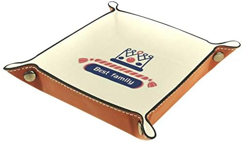 Lyetny Crown najbolja obiteljska kutija za skladištenje bombona Sunndries Tray Tray Desktop Organizator za pohranu prikladan za putovanja,
