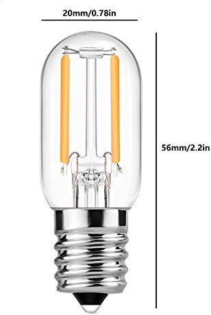 2 vata svjetla za kućanske aparate Podesiva 20 vata ekvivalentna zamjena žarulje za hladnjak 920 topla bijela 3000 noćna svjetiljka