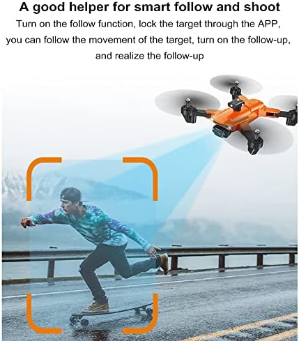 UJIKHSD sklopivi FPV dron s podesivim 4K HD WiFi kamerom; Lagani RC Quadcopter za djecu Početnika za odrasle osobe, auto -lebdi, optičko