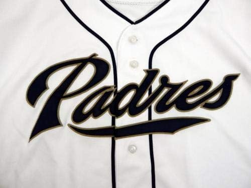 San Diego Padres prazno Igra izdana White Jersey SDP0688 - Igra korištena MLB dresova