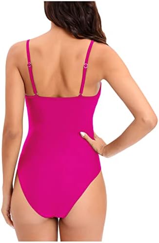 Ženski jednodijelni kupaći kostim s volanima s visokim dekolteom koji kontrolira trbuščić Monokini bikini kupaći kostimi Odjeća Za