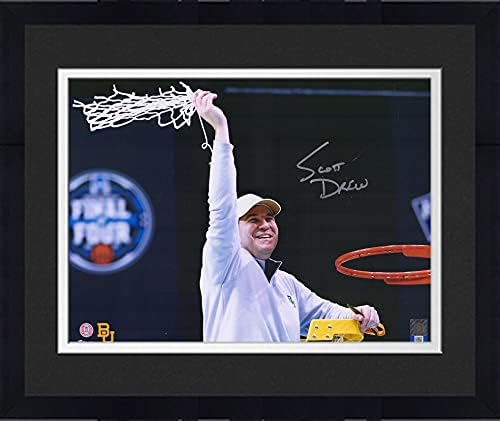 Uokvireni Scott Drew Baylor nosi autogramirane 11 x 14 Nets Fotografije - Autografirane NFL fotografije