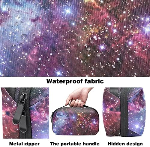 Putnička torba za šminku vodootporna kozmetička torba toaletna vrećica za to vrećice za žene i djevojke, svemir maglice galaksije prostor