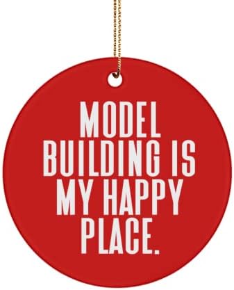 Izgradnja modela je moje sretno mjesto. Ornament kruga, izgradnja modela, lijepi pokloni za izgradnju modela