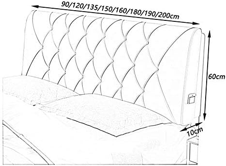 Na leđima za uzglavlje Povratni jastuk za čitanje naslona, ​​meka mekog kućišta prilagođenog mikrofijini, čitanje lumbalnih jastuka