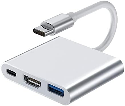 USB C HDMI, USB hub C Atrasee 3-u-1 snage 100 W, Thunderbolt 3 na HDMI 4K i USB 3.0 za MacBook Pro i Mac Air Surface Mini, iMac HP,