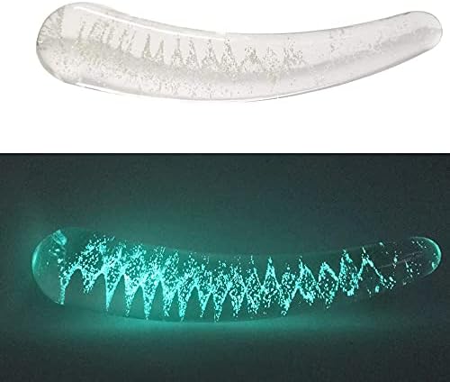 Aptitan Svjetlosni dvostruko završeni stakleni dildo osvijetljeni kristalni penis Staklo G-točki stimulator ženski masturbacija seksualna