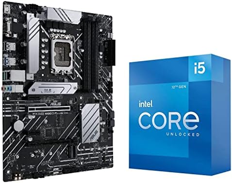 Inland Gaming 1TB PS5 GEN 4 PCIE 4.0 NVME UNUTARNI SSD + Intel Core i5-12600K Desktop procesor do 4,9 GHz otključan Asus Prime B660-Plus
