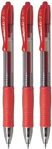 92 07 crvena tanka uvlačiva gel olovka s valjkom s kugličnim vrhom od 0,7 mm i širinom linije od 0,39 mm za višekratnu upotrebu 9-92-7