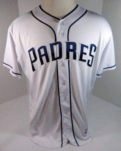 2017 San Diego Padres Zach Lee 57 Igra Korištena bijelog Jersey SDP1117 - Igra korištena MLB dresova