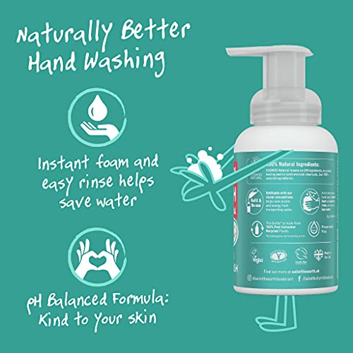 prirodno pjenasto sredstvo za pranje ruku od mumbo, mumbo & mumbo-vegansko, brzo pjenasto, za višekratnu upotrebu, odobreno od