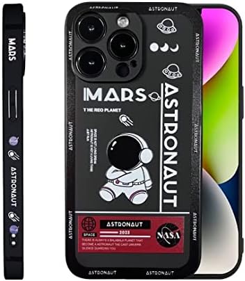 Suimitao za iPhone 12 pro max case astronaut slatka crtića kompatibilna s iPhoneom 12 pro max case cool dizajn svemir mars crijeva