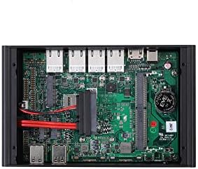 Najbolji stolni PC InuoMicro G6412L4 Intel Celeron J6412, 2,0 Ghz, 8 GB DDR4, 64 GB SSD s Wi-Fi, 4 LAN, M. 2, 5G, router, firewall,