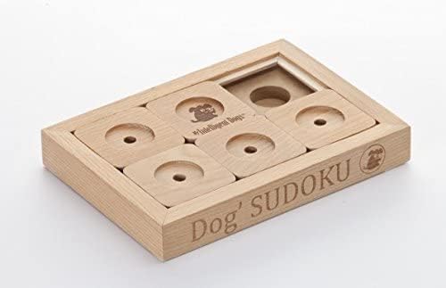 Moji inteligentni psi interaktivna igračka za pse napravljene od drvenog psa 'sudoku napredni, mali