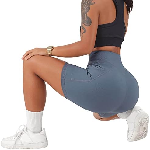 Gym kratke hlače žene bešavne gaćice za teretanu za žene mrežaste prozračne kompresijske trbuhe Kontrola Atletske vježbe kratke hlače