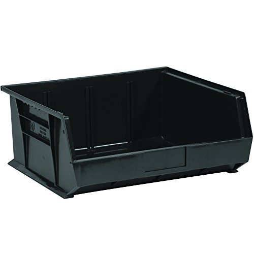 Kutija USA BBINP1516K Plastični snop visine kutije za kante, 14 3/4 x 16 1/2 x 7 , crno
