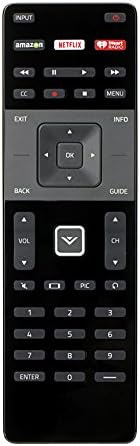New XRT122 Remote with IheartRadio Netflix Key Replacement fit for VIZIO Smart Internet TV E420-B1 E390i-B1E E280i-B1 E241i-B1 E231-B1