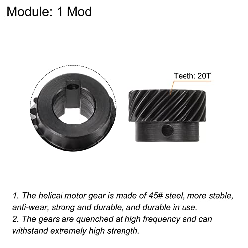 14 mm unutarnji otvor spiralni konusni zupčanik 20o1 mod kaljeni čelik 45 cilindrični diferencijal 5o2, 3mm utor za motor dijelovi