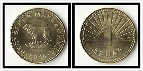 Europska Nova Makedonija 1 Dinar Coin Edition Makedonski pastir stranih kovanica