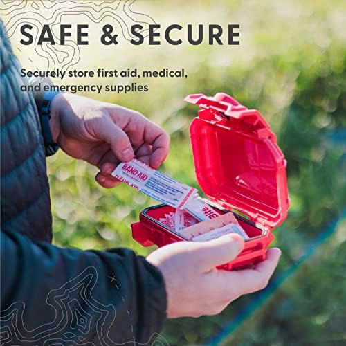 Evergreen X Seahorse 52 Kutija za zaključavanje lijekova - Mali, komplet za prvu pomoć, zaštitni lijek, prazan lijek za zaključavanje