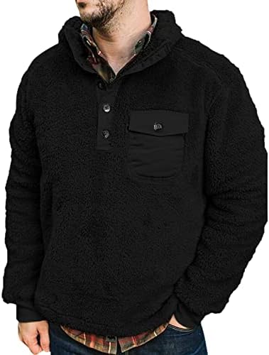 Džemperi za muškarce flece aztec print vintage džemperi pulover zip up v-izrezi pulover pulovers polo za muškarce zima