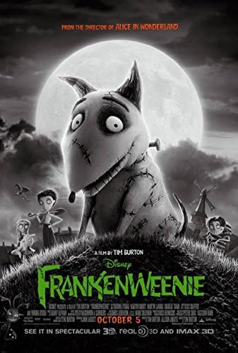 Frankenweenie 2012 D/S Rollid Movie Plakati 27x40