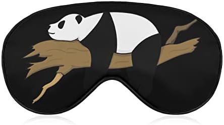 Lijena maska ​​za spavanje pande mekana maska ​​za oči s prilagodljivim remenom za muškarce žene