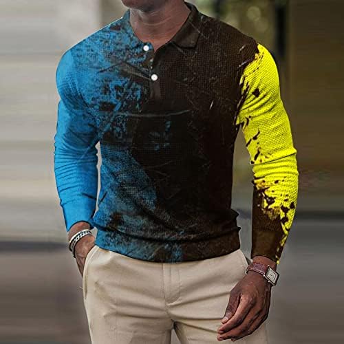 Majice za muškarce majica s dugim rukavima modna majica s printom BBC ležerna majica za golf s reverom majice pulover bluza