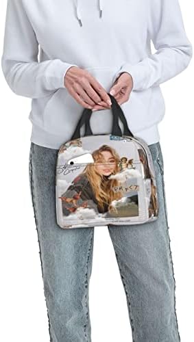 Vvedik Sabrina Carpenter torba za ručak Unisex modna vodootporna lagana kontejner za ručak visoki kapacitet zgušnjava bento vrećica.