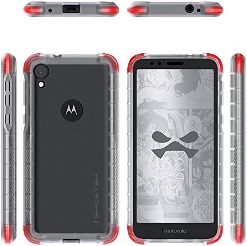 Ghostek Covert Clear Silikon Motorola Moto E6 Slučaj sa stranama za hvatanje i zaštitu od pada