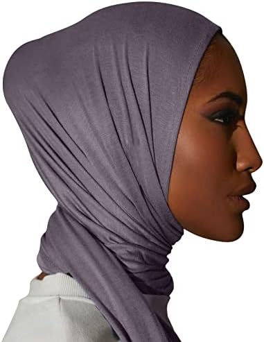 Keusn svileni šal za žene muslimanske marame Čvrsta boja dugi šal omotani šalovi pamučni šal za žene svilene glave šalove