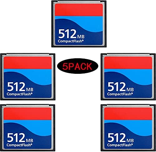 Pet paketa memorijskih kartica od 512 MB od 512 MB kartica digitalnog fotoaparata industrijske klase
