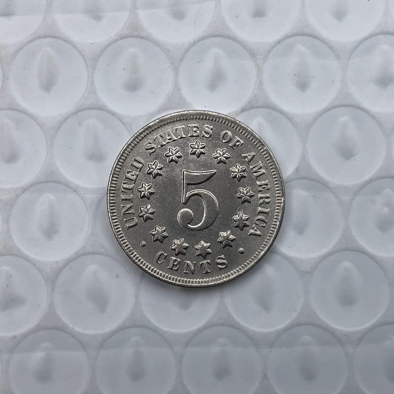 20,5 mm1870 Američki nikl novčić nikl kovanice Antique Crafts Strani prigodni kovanice