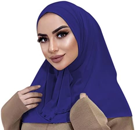 Modni muslimanski hidžab za žene s trenutnim zatvaračem, unutarnja kapa za hidžab, potpuno pokrivanje glave, oblozi, šal, islamski
