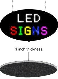 LED hipotekarni znak za poslovne prikaze | Horizontalni elektronički svijetli znak za posao | 11 H x 27 W x 1 D