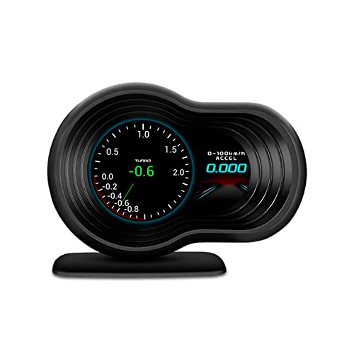 Guangming - Universal Car HUD glava zaslona s testom test kočnice test kočnica Overs brzina alarm HD LCD Tablica Prikaz Digitalni GPS