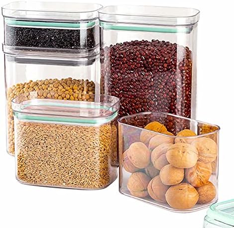 Kuhinjski kanisteri od BPA od prozirne plastike; organiziranje smočnice za pohranu hrane na radnoj površini spremnici za hranu staklenka
