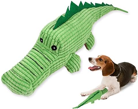 Petphindu Dog Squeaky plišani igrački molarni zubi za čišćenje igračke Crocodile Plush igračka interaktivna igračka za male, srednje